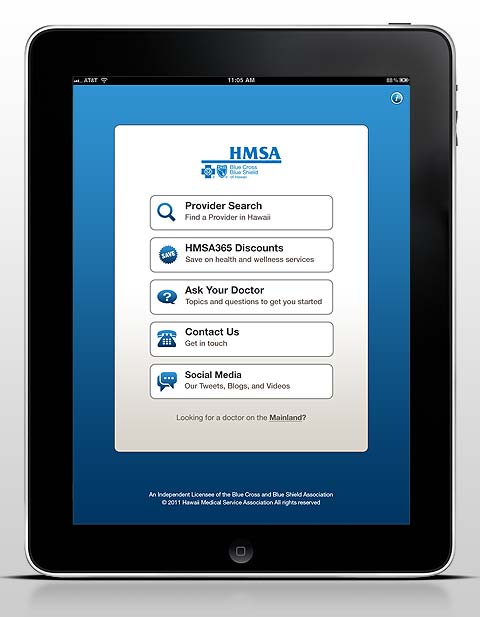 HMSA iPad App